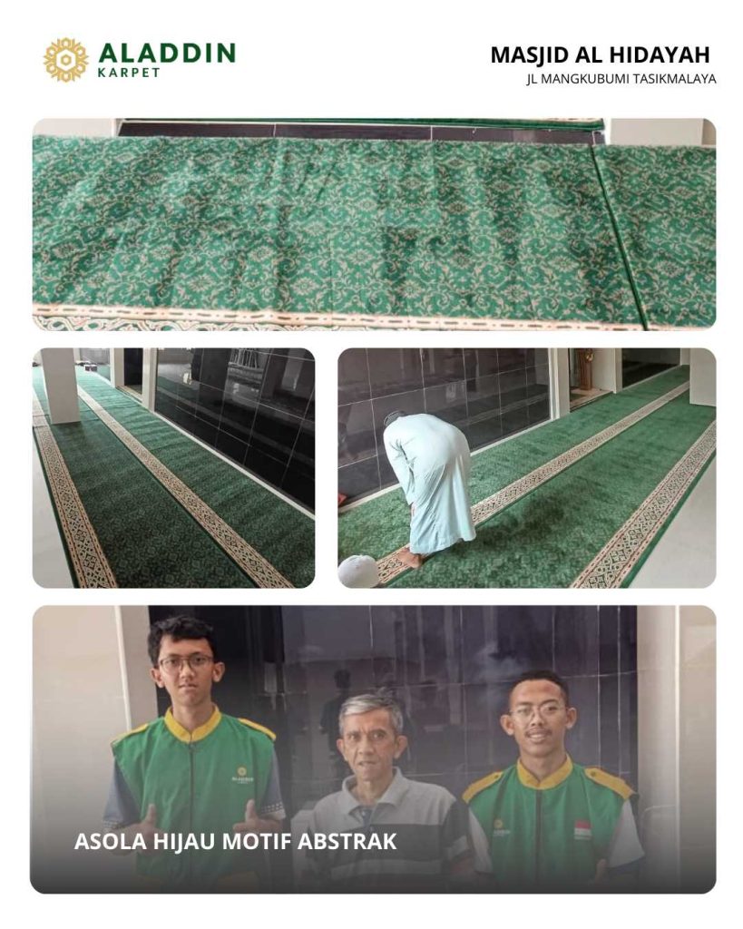 Jual Karpet Masjid Tasikmalaya Meteran Per Roll Murah Bisa Custom